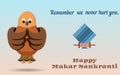 Happy Makar Sankranti, Enjoy the festival without hurting these little friends, if you find any injured then contact your nearest