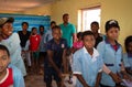 Happy Malagasy school children in classroom Royalty Free Stock Photo