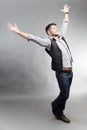 Happy man in casual clothes Royalty Free Stock Photo