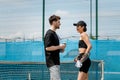 happy man holding sports bottle with Royalty Free Stock Photo