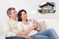 Couple Dreaming Of Having Their Own House Royalty Free Stock Photo