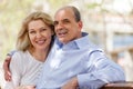 Happy mature couple together Royalty Free Stock Photo