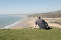 Happy mature man outdoors Royalty Free Stock Photo