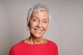 Happy mature woman in her sixties Royalty Free Stock Photo