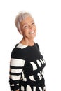 Happy mature woman in her sixties Royalty Free Stock Photo