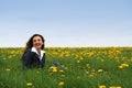 Happy in the meadow III Royalty Free Stock Photo