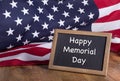 Happy Memorial Day Sign Royalty Free Stock Photo