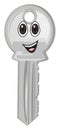 Happy metal key