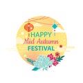 Happy Mid Autumn Festival Vector Illustration