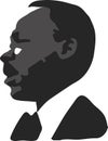 Happy MLK Day. Patriotic vector illustration