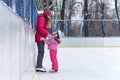 Winter fun family Royalty Free Stock Photo