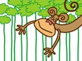 Happy monkey, jumping monkey