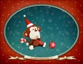 Happy Monkey Year Royalty Free Stock Photo