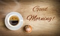 Happy morning coffee Royalty Free Stock Photo