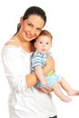 Happy mother and baby boy Royalty Free Stock Photo