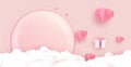Happy Mother day background design with lovely realistic elements. EPS10 vector illustration
