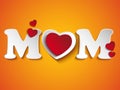 Happy Mother Day Heart Background Royalty Free Stock Photo