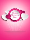 Happy Mother Day Heart Background Royalty Free Stock Photo