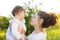 Happy mother and her baby Royalty Free Stock Photo