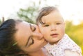 Happy mother and her baby Royalty Free Stock Photo