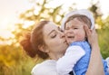 Happy mother and her baby Royalty Free Stock Photo