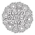Happy Mother`s Day Coloring Page