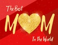 Happy mother`s day greeting card Royalty Free Stock Photo