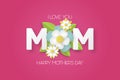 Happy Mother`s Day greeting card