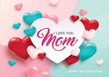 Happy Mother`s Day greeting design