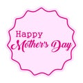 Happy Mother`s Day lattering. Calligraphy Inscription