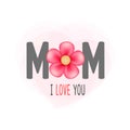 Happy mother`s day layout design