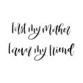 Happy mother`s day. Lettering composition with floral doodle elements. Royalty Free Stock Photo