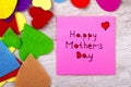 Happy Mother`s Day note.