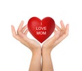 Happy mother's day Red heart