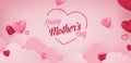 Happy Mother`s Day Vector Banner Concept Background Illustration Royalty Free Stock Photo