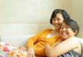 Happy mother and teenage daughter Royalty Free Stock Photo