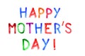 Happy mothers day Royalty Free Stock Photo