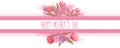 Happy mothers day banner Royalty Free Stock Photo