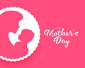 Happy mothers day care love backgroune