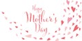 Happy mothers day illustration Royalty Free Stock Photo