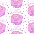 Happy Mothers Day lettering. Handmade calligraphy vector illustration. Mother s day card with heart Royalty Free Stock Photo