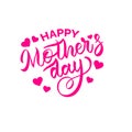 Happy Mothers Day lettering.