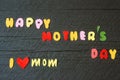 Happy mothers day, make gift for mom Royalty Free Stock Photo