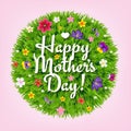 Happy Mothers Day Poscard Royalty Free Stock Photo