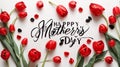 Happy Mothers Day Type Royalty Free Stock Photo