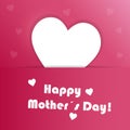 Happy Mothers Day - Vector Banner Royalty Free Stock Photo