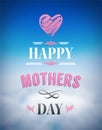 Happy mothers day vector Royalty Free Stock Photo