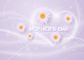 Happy Mothers Day vector holiday illustration Royalty Free Stock Photo