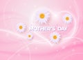 Happy Mothers Day vector holiday illustration Royalty Free Stock Photo