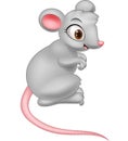 Happy mouse cartoon